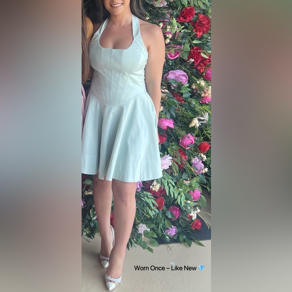 House of CB Sasha Halter Mini Dress - Picture 3 of 4